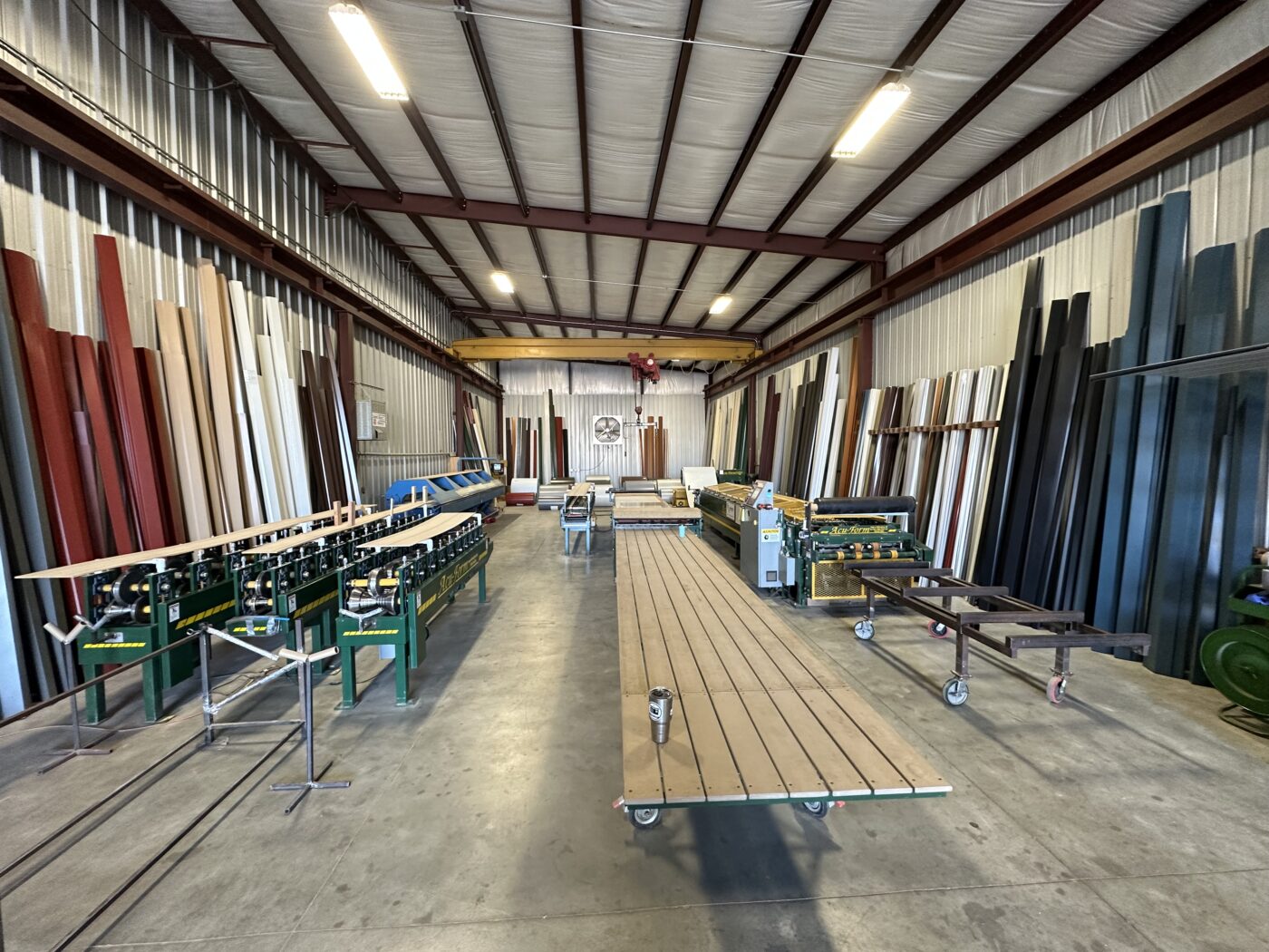 metal factory trim table